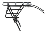 Raleigh Adjustable Rear Bike Rack, Lightweight, Aluminum, Black