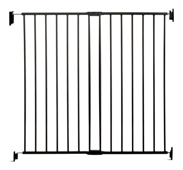 Regalo Top-of-Stairs Baby Gate, Black F0