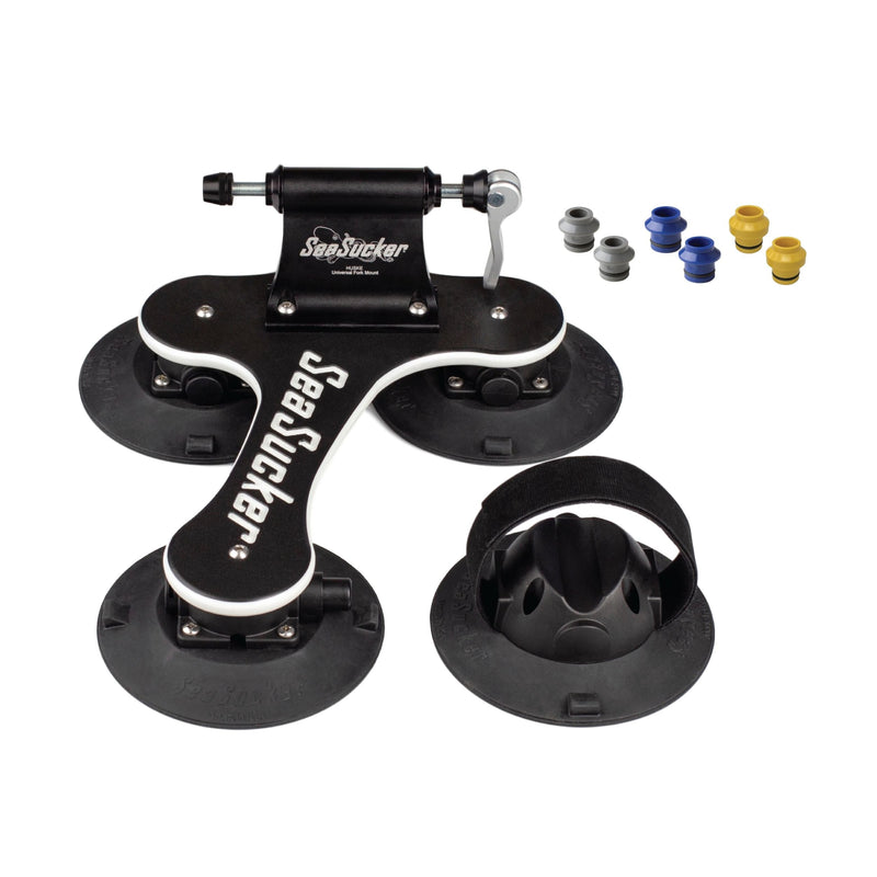 SeaSucker Talon MAX Bike Rack with HUSKE Plugs, Black R3
