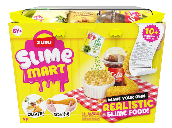 Slime Mart Small Shopping Basket, Series 2, Fast Food, Yellow N3