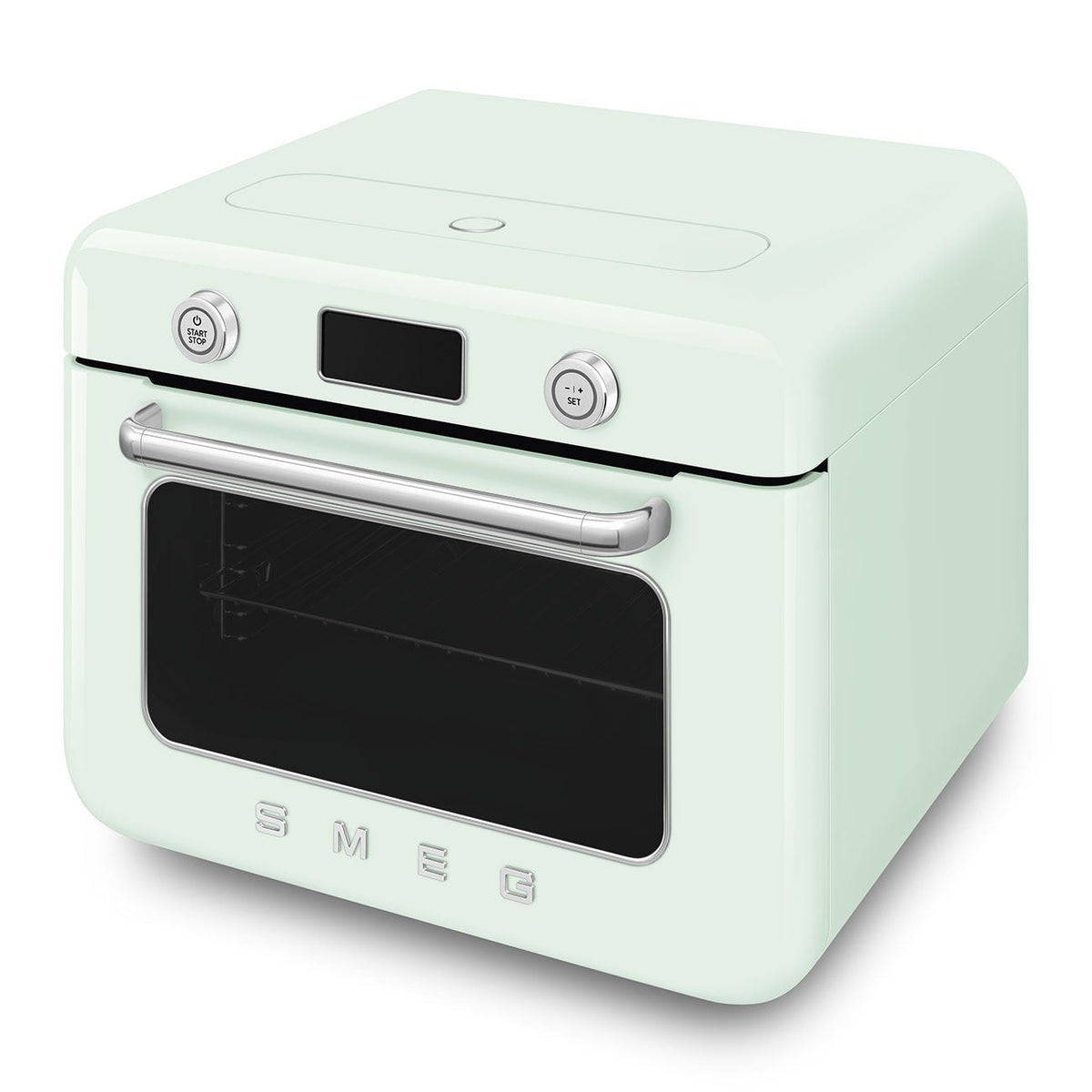SMEG Combi Multifunction Steam Oven with Airfry, Pastel Green
