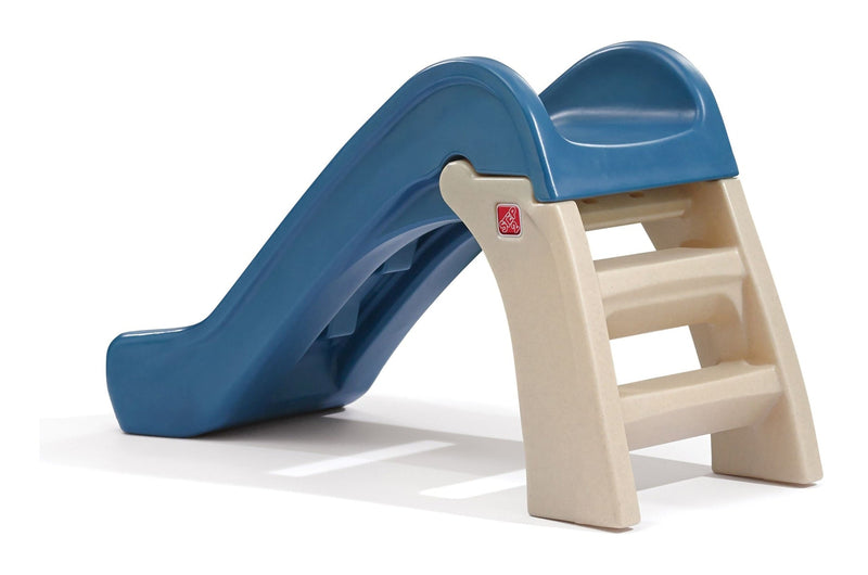 Step2 Outdoor Portable Play & Fold Jr. Baby Slide, Blue, Ages 1.5+ Y1