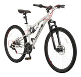 Stratus Parallax Dual-Suspension Mountain Bike, 27.5-in Wheel, Silver