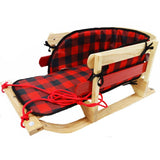 Streamridge Alpine Slasher Winter Seat Pad Cushion For Traditional Wooden Baby Sleigh/Sled