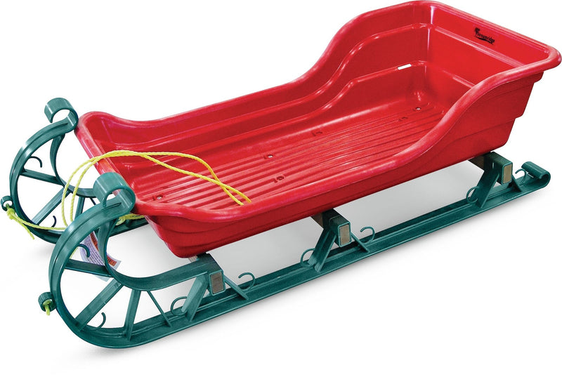 Streamridge Snow Cutter Baby & Toddler Lightweight Vintage Style Sleigh/Sled with Tow Rope J8