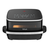 T-fal Easy Fry XL Surface Air Fryer, 10-in-1, Large Air Fryer, Super-Sized Cooking Surface, Compact Format, 4L / 4.2Qt, Black