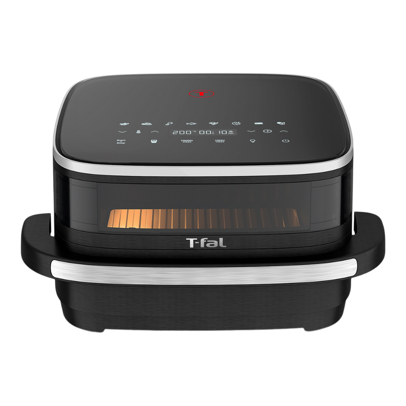 T-fal Easy Fry XL Surface Air Fryer, 10-in-1, Large Air Fryer, Super-Sized Cooking Surface, Compact Format, 4L / 4.2Qt, Black G5