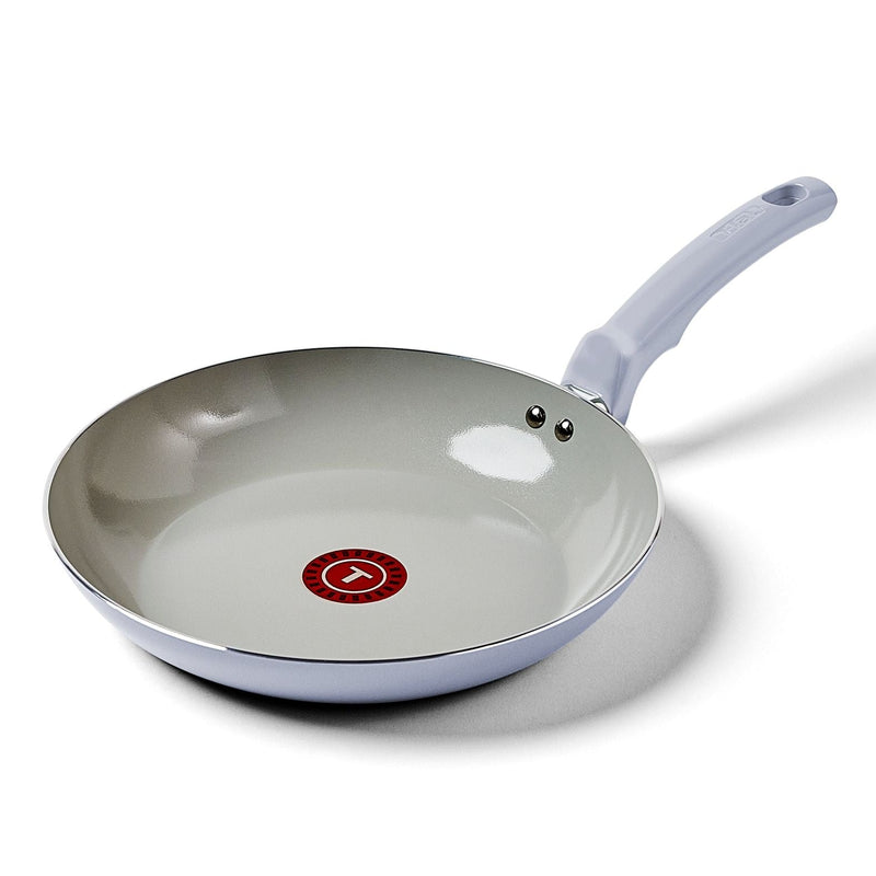 T-fal Viva Ceramic Refresh Non-Stick Frying Pan Set, Calm Blue, 20-cm & 26-cm, 2-pk G9