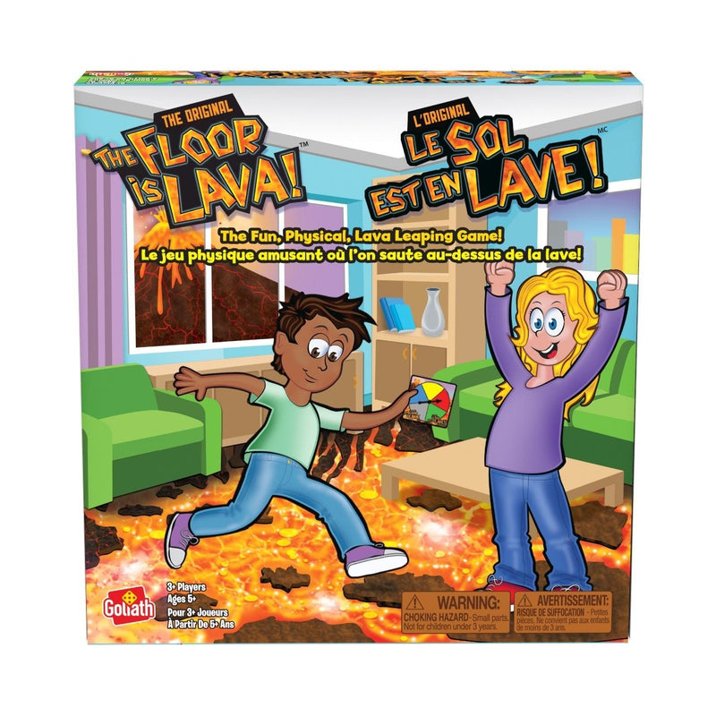 The Original The Floor is Lava Bilingual Family Game, Ages 5+ R2