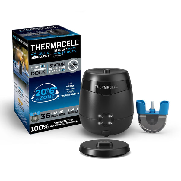 Thermacell E-ZoneGuard Patio+ Rechargeable Mosquito Repeller with 36-Hr Refill and 6.5-Hr Battery V0