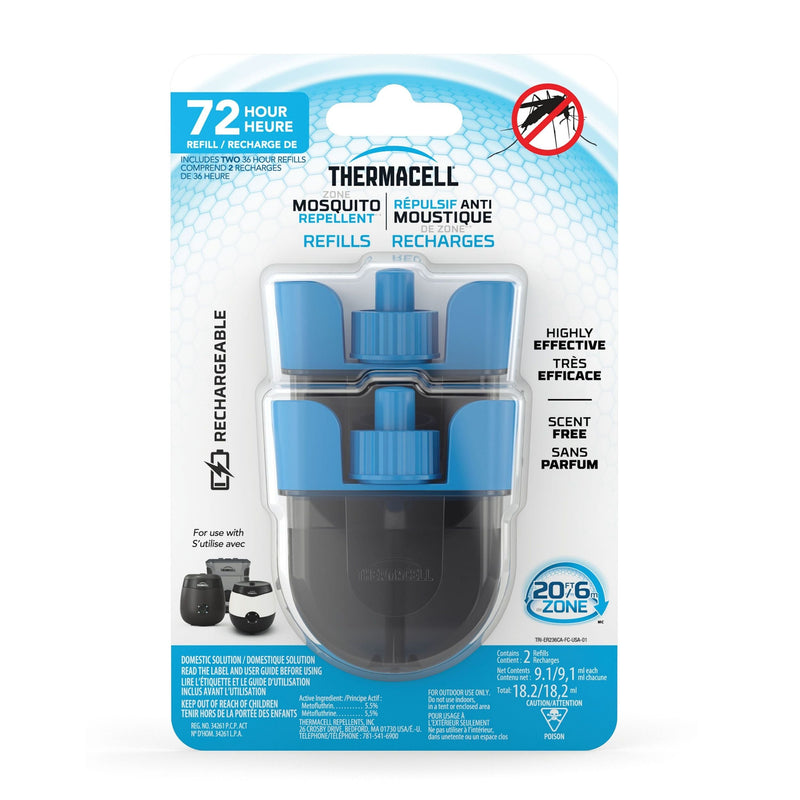 Thermacell E-ZoneGuard Rechargeable Mosquito Repellent Refill 72-Hour Pack A6