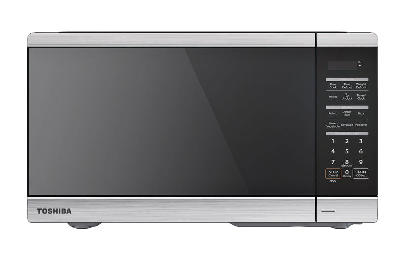 Toshiba ML3-EM16PAI(SS)/CA Countertop Microwave with Smart Sensor Cooking, 1200W, 1.6-cu.ft, Stainless Steel H7