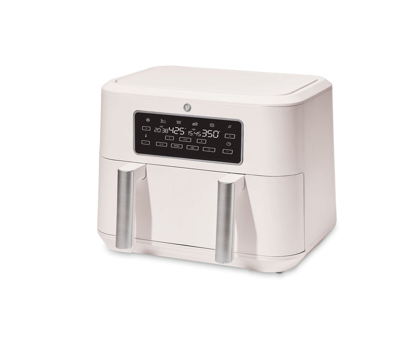 Vida by PADERNO Colour Series Trizone Air Fryer, Shortbread Colour, 9-qt R2