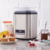 Vida by PADERNO Digital Ice Cream Maker, 4-in-1 Ice Cream & Frozen Treat Maker, Stainless Steel, 1.9-L