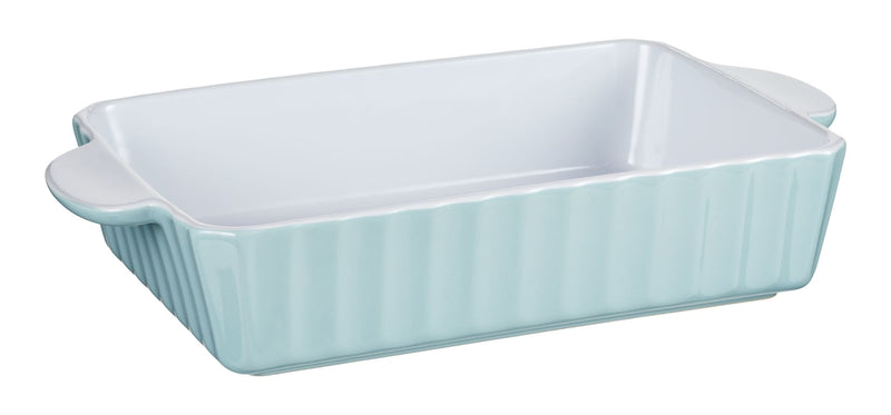 Vida by PADERNO Medium Rectangular Ceramic Baking Dish, Blue E5