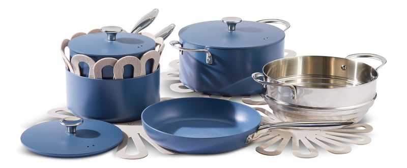 Vida by PADERNO Non-Stick Cookset, Blue, 8-pc U6