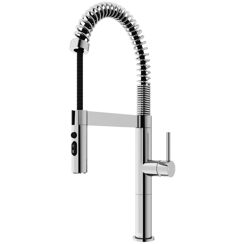 VIGO Edison Pro 20-in Kitchen Faucet, Various Finishes A1