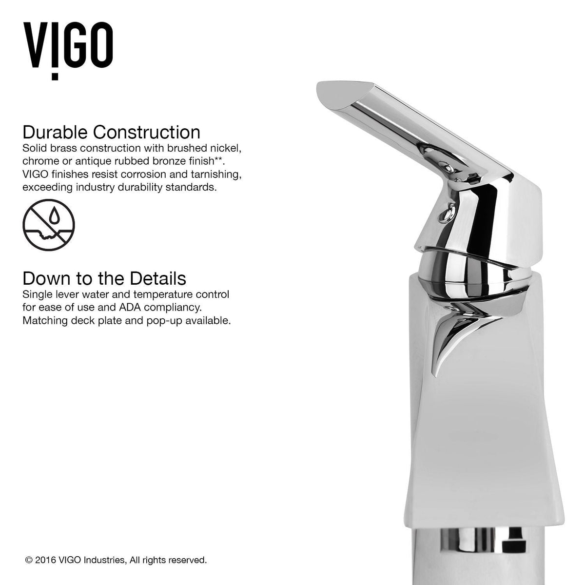 VIGO Glass Russet Brown Bathroom Sink/Basin Set with Linus Faucet and Round Vessel