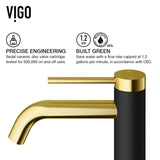 VIGO Roma MatteShell Matte Black Bathroom Sink/Basin Set with Lexington Faucet and Glass Square Vessel