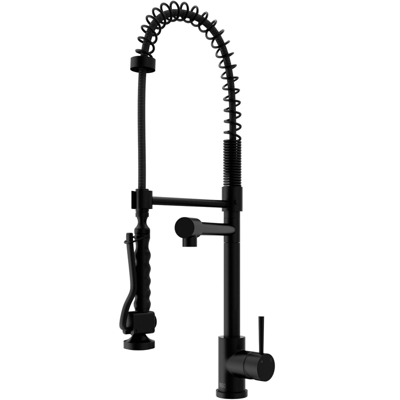 VIGO Zurich Kitchen Faucet, Matte Black U9