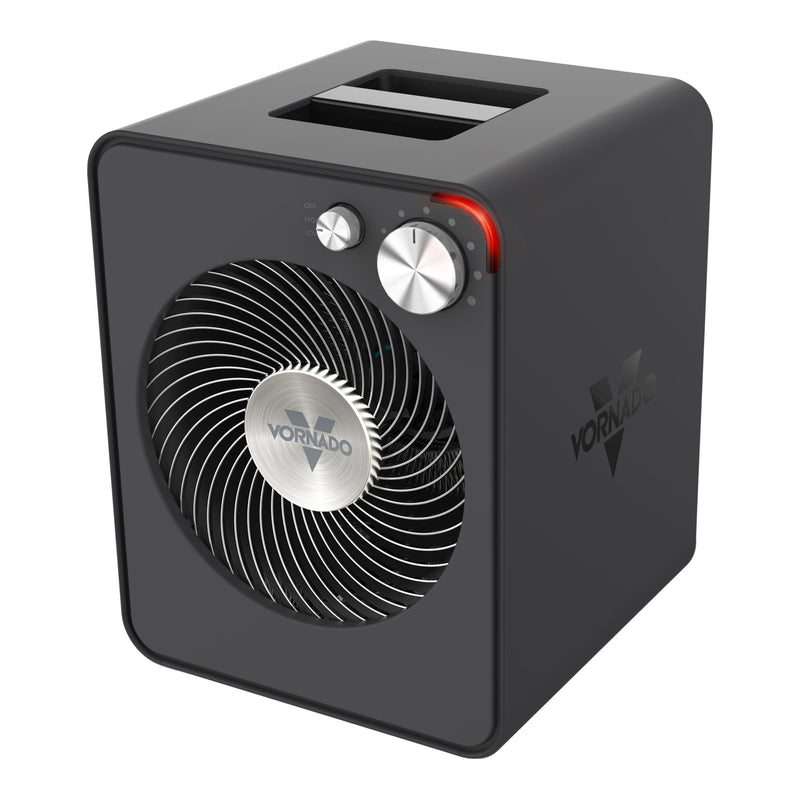 Vornado VMHi300 Whole Room Metal Heater with Adjustable Thermostat, Storm Grey E8