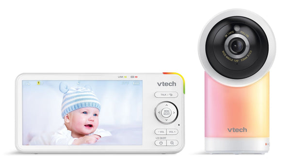 VTech 1080p Remote Access Pan Tilt Video Baby Monitor W4