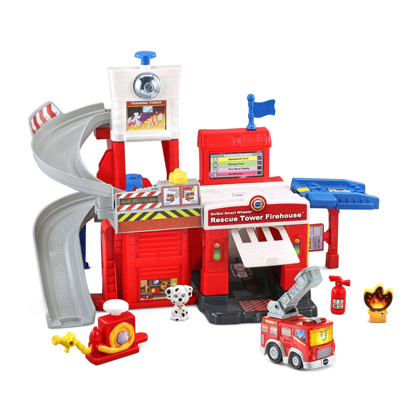 VTech Go! Go! Smart Wheels Race Rescue Firehouse Track, French S1
