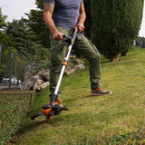 Worx WG934 Power Share 2x20V 2-in-1 Combo Kit, WG779 40V Cordless Mower, 14-in + WG163.9 20V Cordless Grass Trimmer/Edger, 12-in