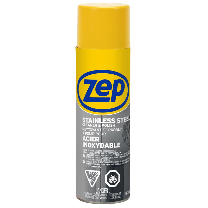 Zep Stainless Steel Cleaner and Polish Spray, 414-mL K1